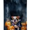Edge Collections - 15" x 25" - Multicolor - English Bulldog Halloween Kitchen Towel - 1 Piece